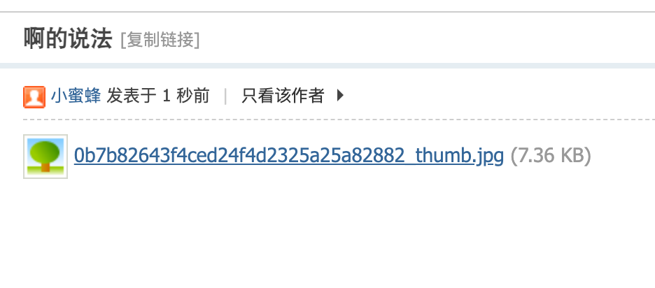 發(fā)帖后只顯示文字，不顯示具體圖片